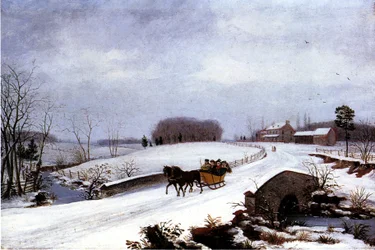 Sleigh in Winter, 1832